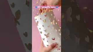 DIY butterfly lamp🦋