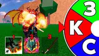 СЛУЧАЙНЫЙ ЦВЕТ Выбирает БИЛД НА 24 ЧАСА | Roblox Blox Fruits