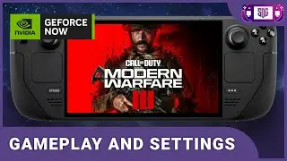 MW3 Steam Deck Gameplay - GeForce NOW - Steam OS - Call of Duty Warzone