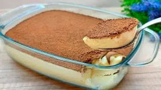 Homemade dessert in 5 minutes that I never get tired of eating! No baking!