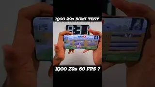 IQOO Z9S BGMI TEST 😱 | IQOO Z9S #shotrs #ytshorts #shortfeed #bgmitest #iqooz9s #iqooz9spro