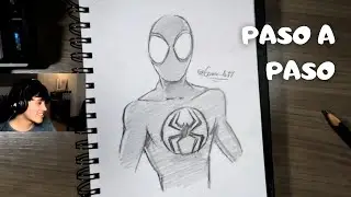 Cómo dibujar a Miles Morales Spider-Man - Gamo Art