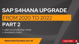 SAP HANA 2020 to S4HANA 2022 Upgrade 2 | How to Upgrade SAP S/4HANA 2022 - SIMPLIFICATION CHECK