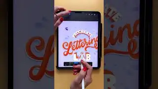 Procreate time hack for hand lettering 🙌