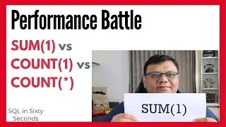 SUM(1) vs COUNT(1) Performance Battle - SQL in Sixty Seconds 177