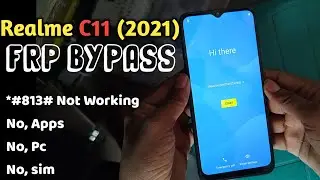 Realme C11 2021 Frp Bypass | All Realme Frp Unlock | *