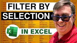 Excel - How to Filter by Selection in Excel - Episode 1975