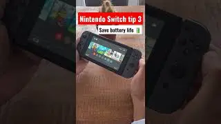 Nintendo Switch tip 3 - Save battery life 🔋 