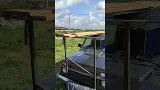 перевезти длинные доски на багажнике НИВА2131 
