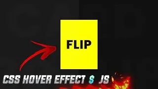 Responsive CSS 3D Image Hover Effects | 3D Flip Card Effect On Hover HTML & CSS | Web Development