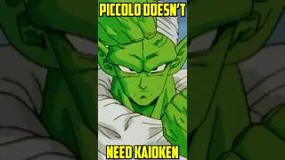 Piccolo Doesn't Need Kaioken #dbz #dragonballz #dragonball #dragonballsuper #anime #shorts