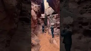 CRAZY Selfie Stick Shot in Slot Canyon! 🤯📸 With 