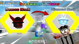 I've Obtained the Diamond Mask and Built the Bee Hive to the Blue Hive | Bee Swarm Simulator