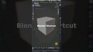 Blender Subdivision Surface Shortcut in Object Mode #blender #subdivision #3d #cgian