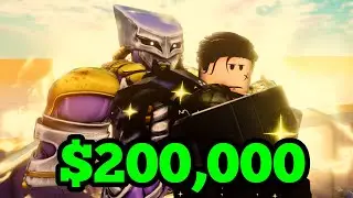 I Spent $200,000 ROBUX To Get 0.1% Dio Over Heaven..