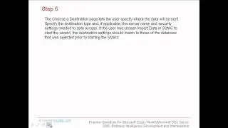 70 448 How to create an SSIS package using the Import and Export Wizard in SQL Server 2008