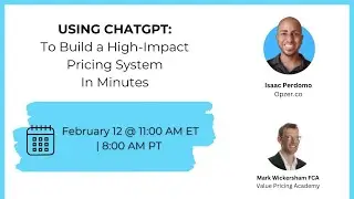 How to Use ChatGPT to Build a High-Impact Pricing System in Minutes (w/ Mark Wickersham)