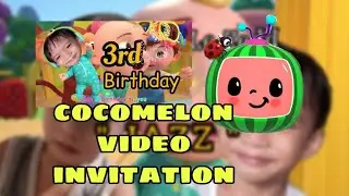 Short Video Birthday Invitation | Cocomelon Theme | Homer Go