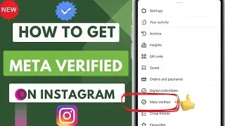 How To Get Meta Verified Option On Instagram In Just 1 Minute