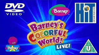 Opening to Barney's Colourful World! LIVE! UK DVD (2004)