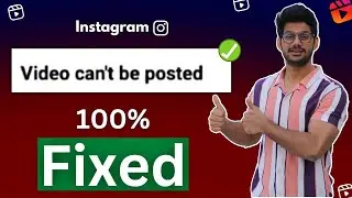 Instagram Video Cant Be Posted Problem Solved 100% | Instagram Video Cant Be posted