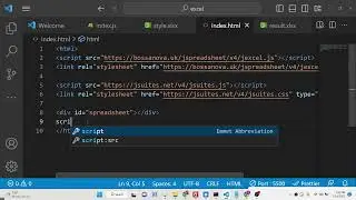 Javascript jExcel Library Example to Create Excel Spreadsheets  XLSX Files Using Dynamic Data in Bro