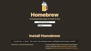 How to Install Homebrew and How To use Unrar from the Terminal