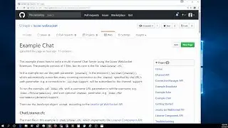 Lucee WebSocket Chat Server Example