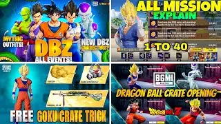 🟢Dragon Ball Z Prize Path 1 To 40 Level Max // Dragon Ball Z Prize Path Mission Explain | DBZ BGMI