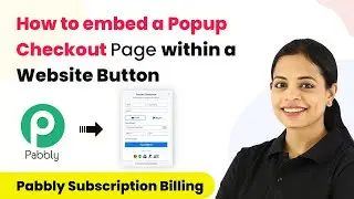 Embedding a Popup Checkout Page Within Your Website Button