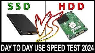 SATA SSD VS HDD SPEED TEST 🔥 2024