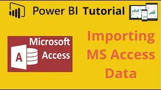 How to connect power bi with Microsoft access database and import data