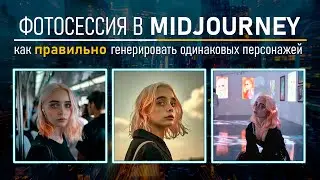 “MIDJOURNEY опять на шаг впереди” - НОВЫЙ ИНСТРУМЕНТ генерации персонажей