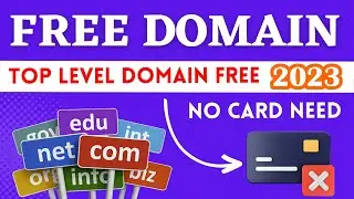 How to Get Free Top Level Domain | Free Top Level Domain 2023| Free Domain