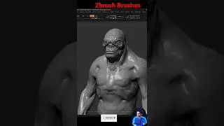 Zbrush Brushes #sculpture #3d #art #creature #character