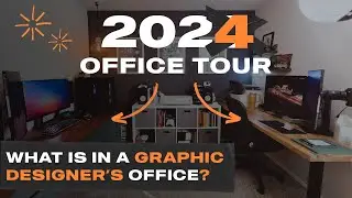 Graphic Designer's Office | WFH Setup Tour 2024