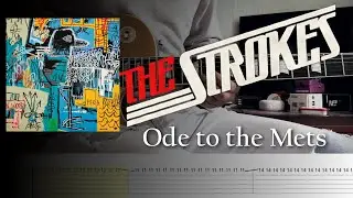 Ode to the Mets - The Strokes // Guitar cover With Tabs tutorial