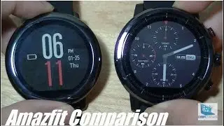 Comparison: Amazfit Pace vs. Stratos (Pace 2) Smartwatch