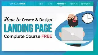 Free Landing Page Complete Course - How to Make Landing Page with Elementor and MailChimp 2018