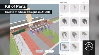 Create modular designs in AR/3D using ARki app