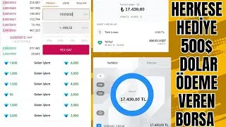 HERKESE $500 DOLAR ÖDEME VEREN KRİPTO BORSA | internetten para kazanma - bedava para kazanma