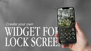 👩‍🎨 Create Your Own Widget for Lock Screen 📱| iOS17 Customisations for iPhone | 2023!