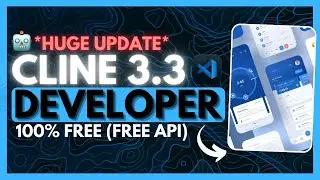 Cline v3.3 UPDATE: Fully FREE Autonomous AI Coding Agent! (FREE API, New Providers)