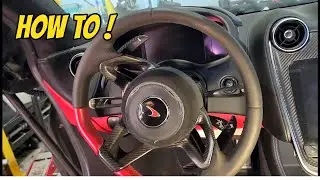 HOW TO: Remove A Mclaren Air Bag! #mclaren