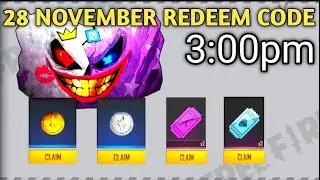 Free Fire New Redeem Code Today | 28 November Redeem Code | Free Fire New Event | Today Redeem Code