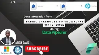 ETL Data from Fabric Lakehouse to Snowflake Database using Data Pipeline