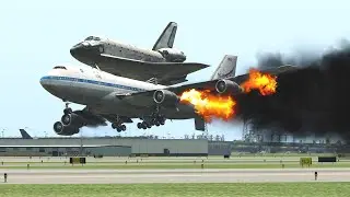 Engine on Fire | NASA Space Shuttle Carrier Emergency Landing | Xplane 11