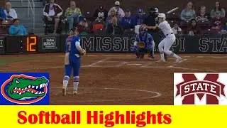 #9 Florida vs #17 Mississippi State Softball Game 1 Highlights, March 28 2024