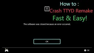 How to crash TTYD remake