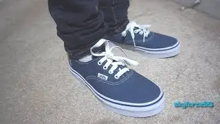 Vans Authentic Classic Skate Shoe Unboxing & Review